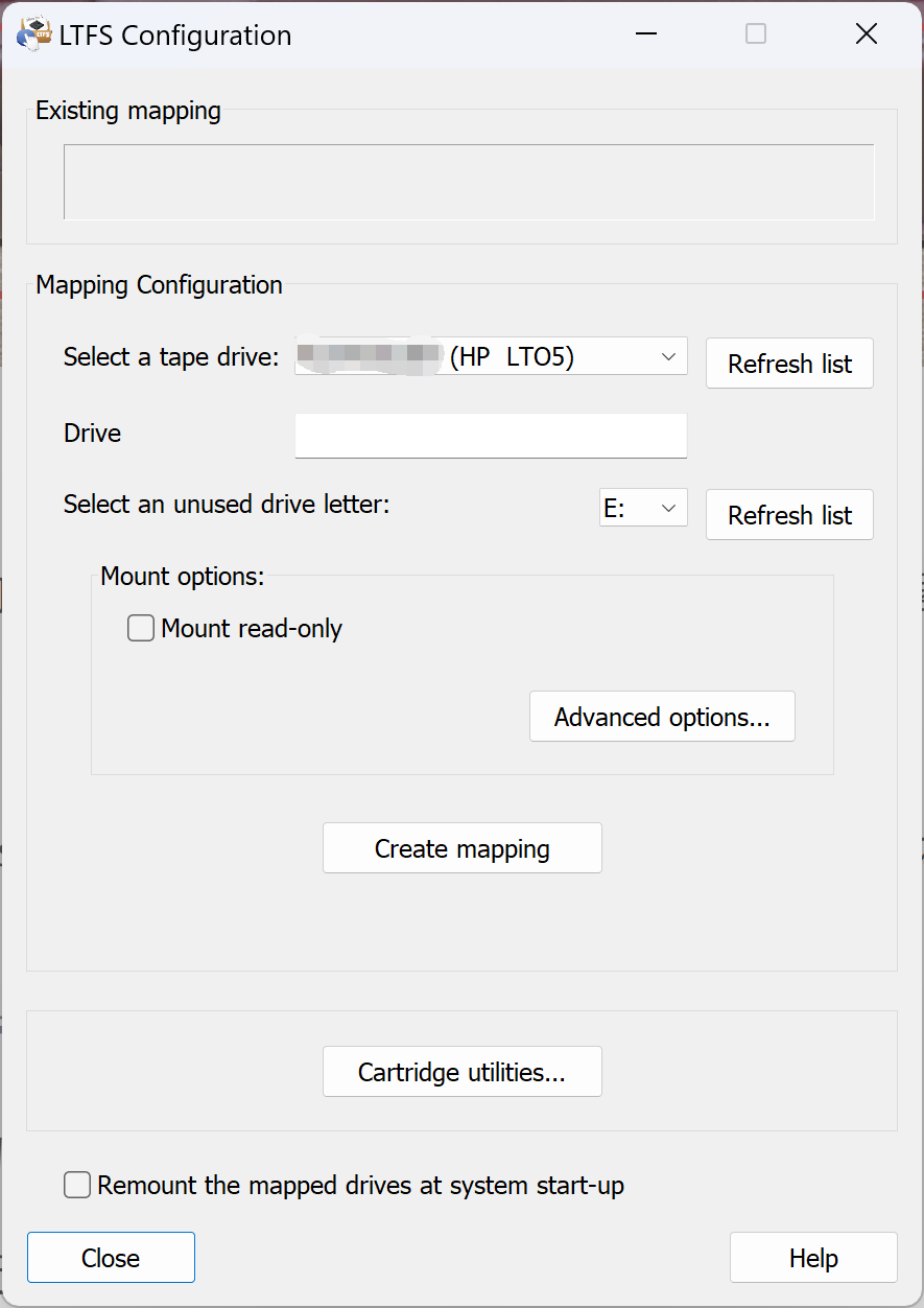 HPE LTFS Configuration